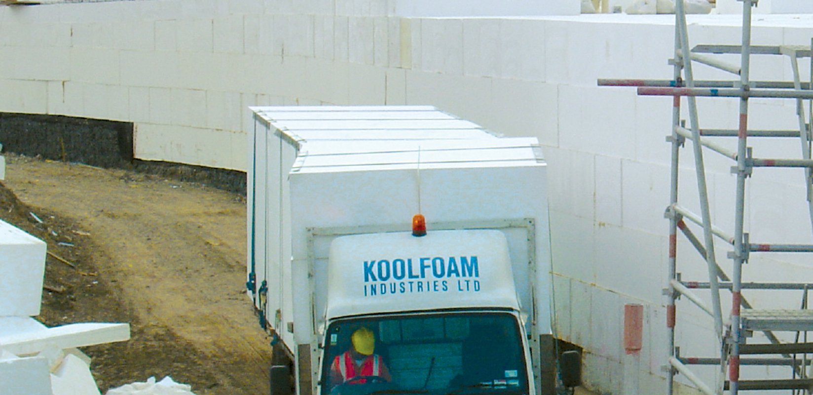 Geofoam structural fill installation for a commercial project in Auckland